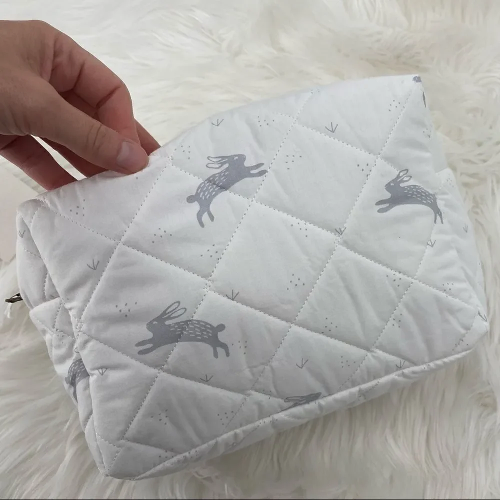 NWT Maison Charlotte Bunnies rabbits Belleville Baby toiletry diaper‎ Bag NWT